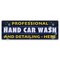 Signmission Professional Car Wash and Detailing Here Banner Concession Stand Food Truck Single Sided B-72-30137 - alternate 1